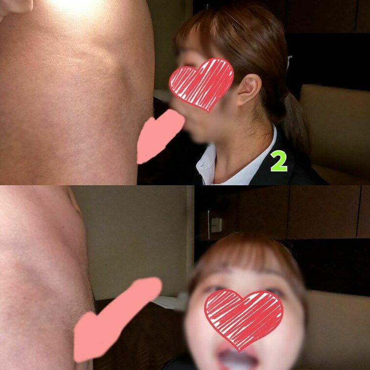 【可愛い！優しい！エロい！三拍子そろった清楚系JDがリクルートスーツで就活ついでにP活★ドスケベご奉仕ねっとりフェラ抜き