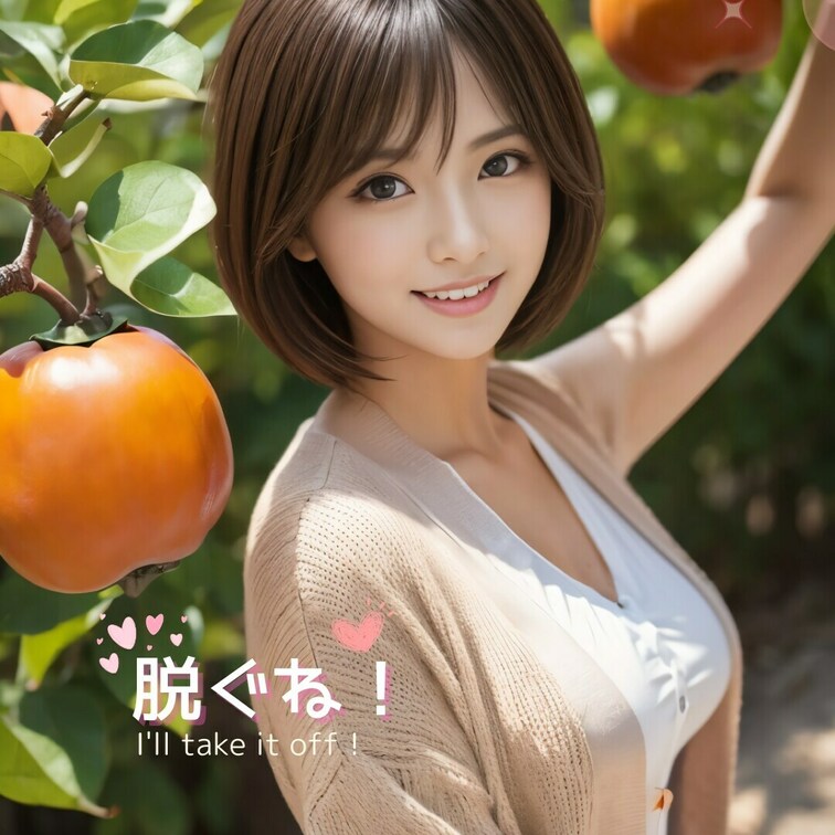 柿の季節だね