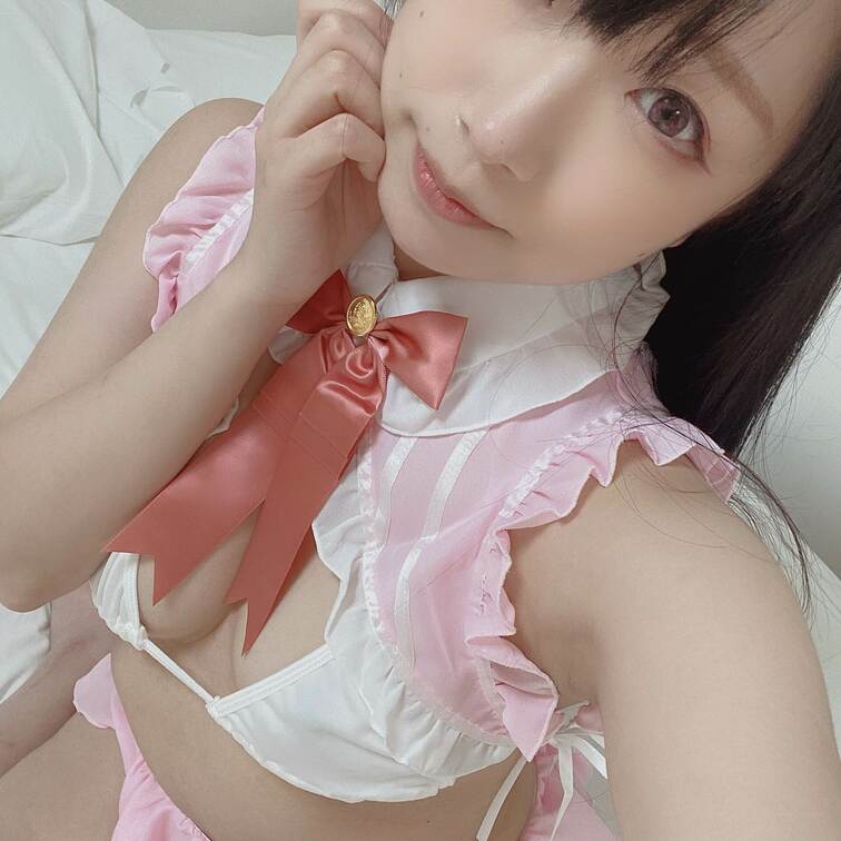 ピンクランジェリーコス可愛い💖