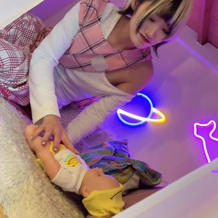 寝かしつけるつもりが…
この後一緒に寝ちゃう🤭