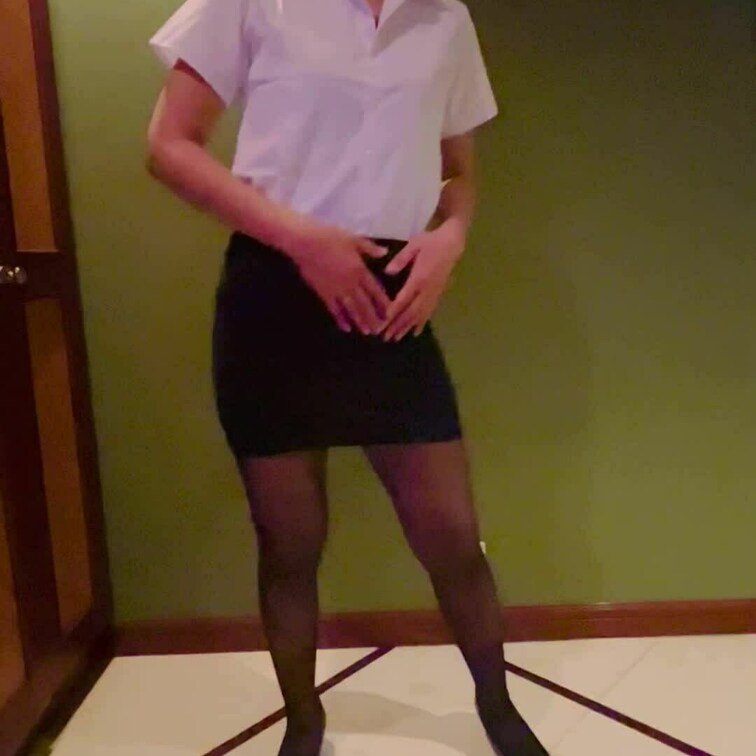 黒パンストで腰振る嫁🥰