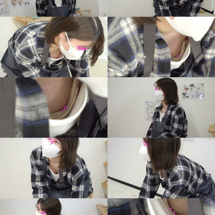 #26【陶芸中の胸チラ】ママ特集！ママ友同士奇跡のＷ胸ちら！

本編はこちら→https://myfans.jp/p