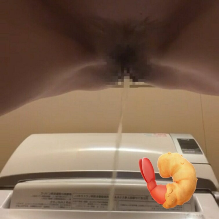 薄 モザ🤭立ちしょん💕　音響いて恥ずかしかった🥹