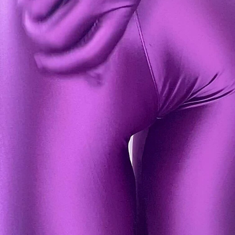既製サイズ 紫ツルスベゼンタイ 💜