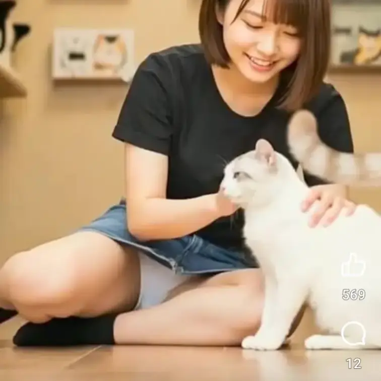 可愛いお姉さんのパンチラ