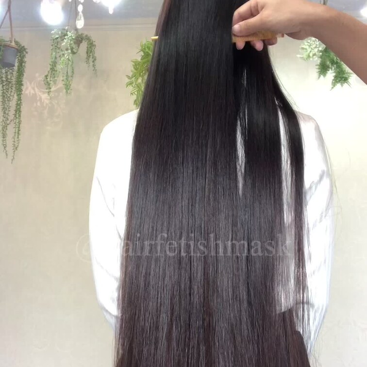 スーパーロングヘア美女