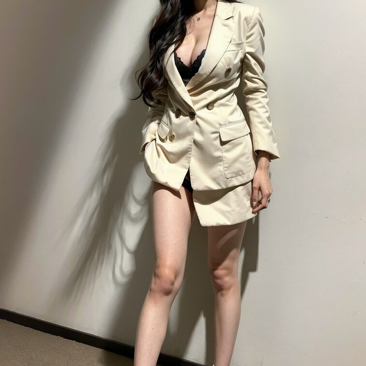 白スーツと黒スーツどっちの方がいいかな？🥺