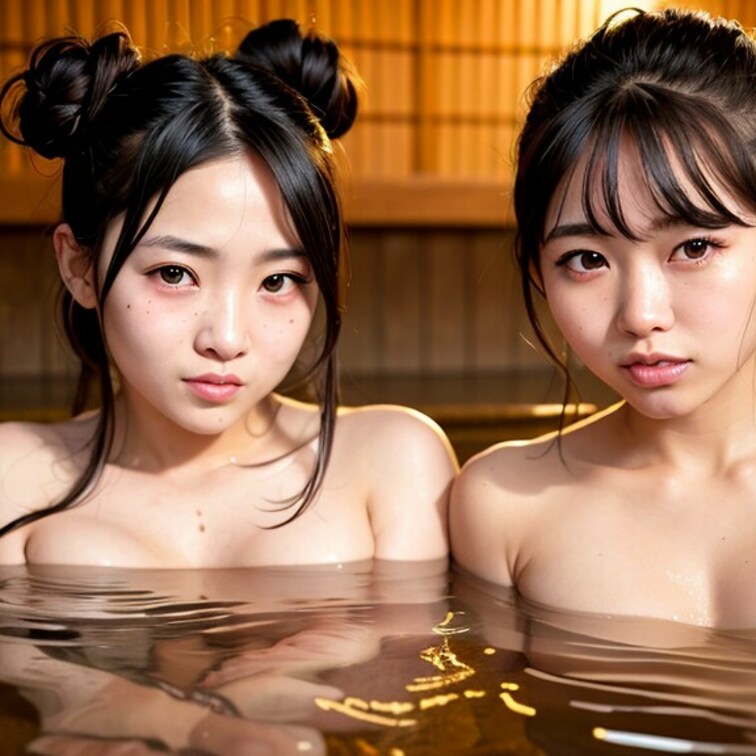 温泉でパシャリ
