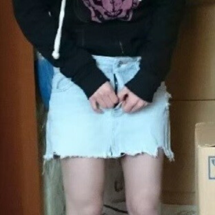 背が小さいからミニスカはくと○○○っぽくなっちゃう😱