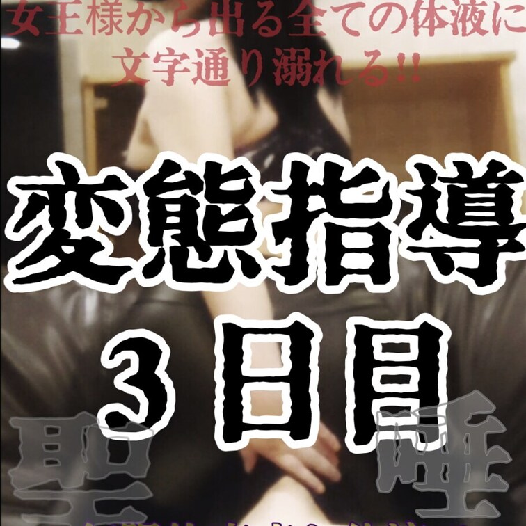🔞《変態✖️拘束》

変態指導も最終日。

3日間囚われ腰の浮くような執拗な快楽責と
喘ぎ開いた口内には女王様