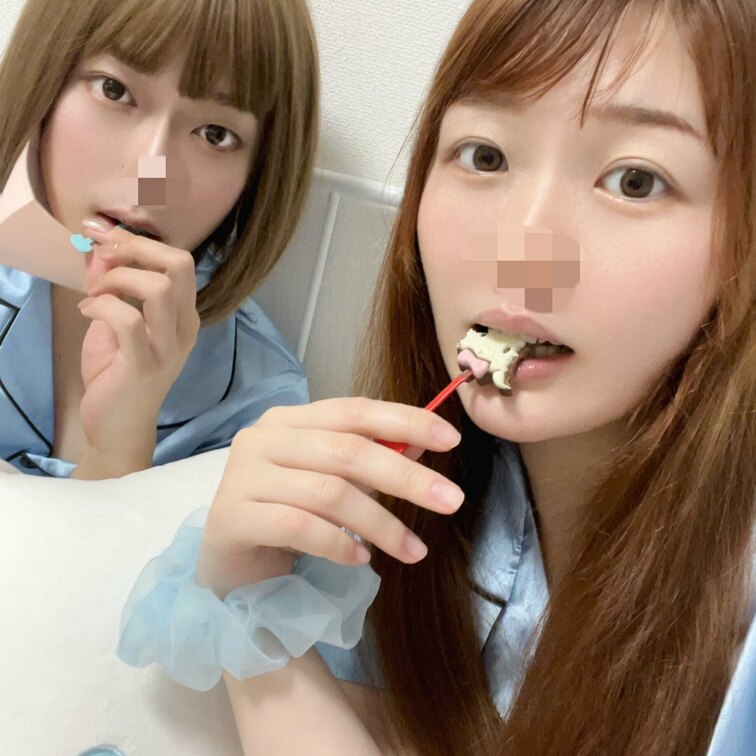 いっしょにチョコレート食べた🍫