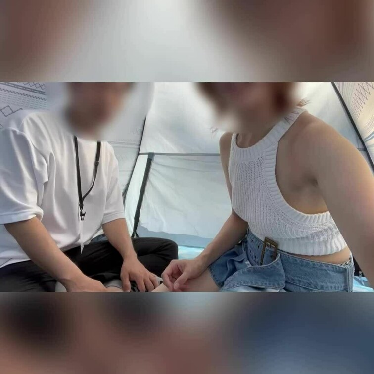 テントの中で中出し3人目！
イベントの際はyuuriは中出しされたがりになります