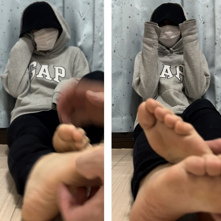 金髪色白美女超激弱22.5cm足裏くすぐり！4分37秒

くすぐりはめちゃくちゃ弱く、可愛らしい声で笑いながらずっと