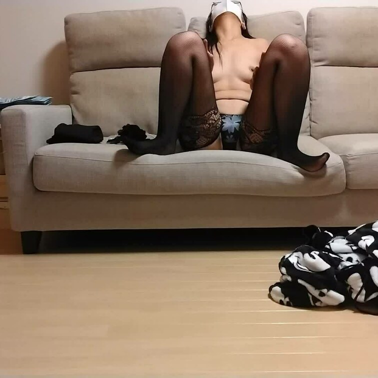 ちょっとエッチなストッキングを履いて一人気持ちよくなっちゃいました～(⋈◍＞◡＜◍)。✧♡