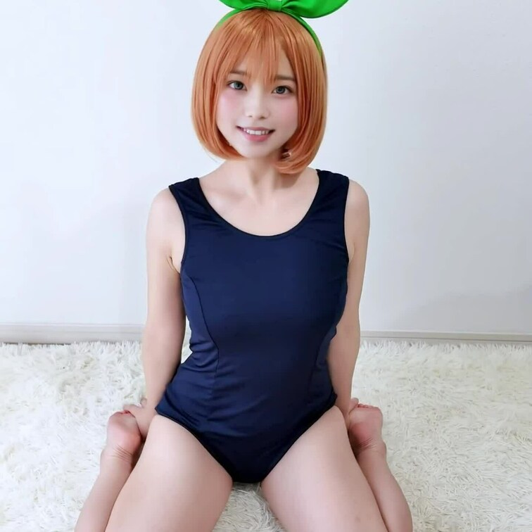 五等分の花嫁の中野四葉ちゃん🍀のフィギュアを真似したスク水動画です。カラコンして近づけてみたよ💕

よかったらいいね