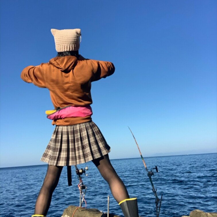 磯釣りガール