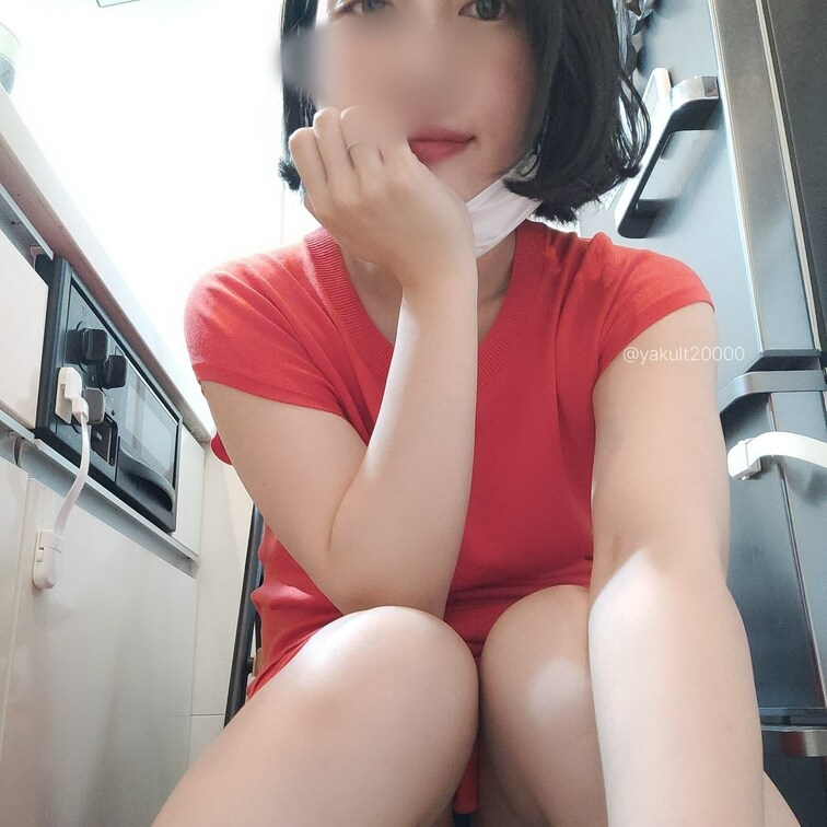 キッチンで、、