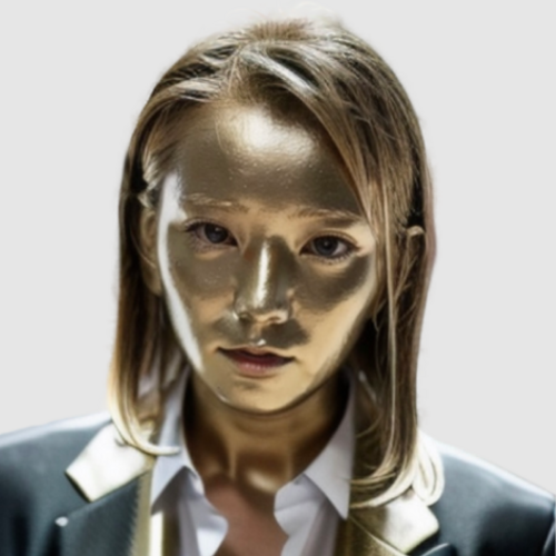 どこでも金粉○○○美女