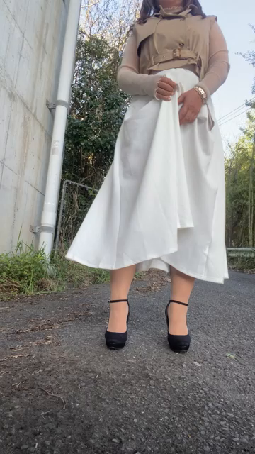 野外が涼しく気持ちいい日でした　ロ...