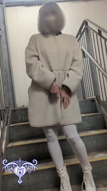 駐車場の階段で🩵最後びっくりしたぁ…